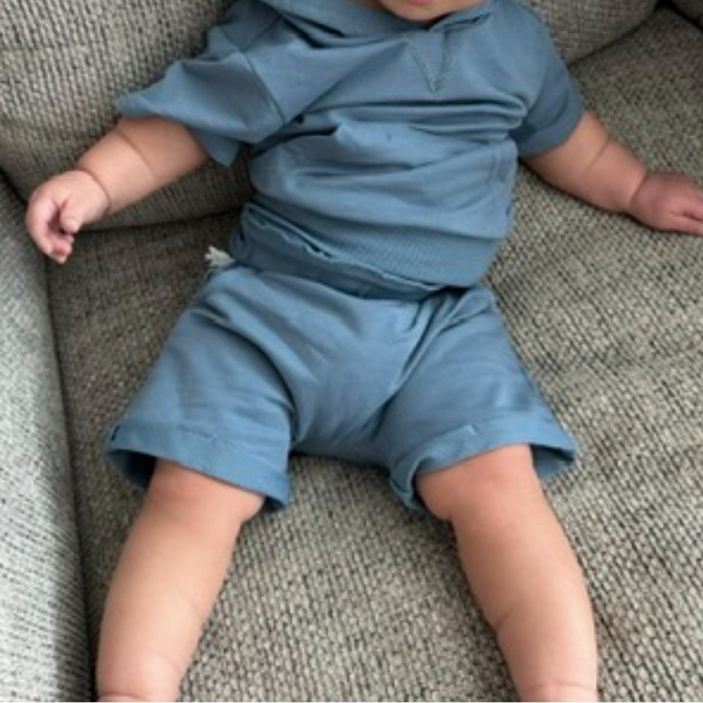 teal matching set